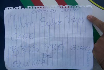 Pegadinha mobiliza Esquadrão Antibombas e o BOPE em Curitiba