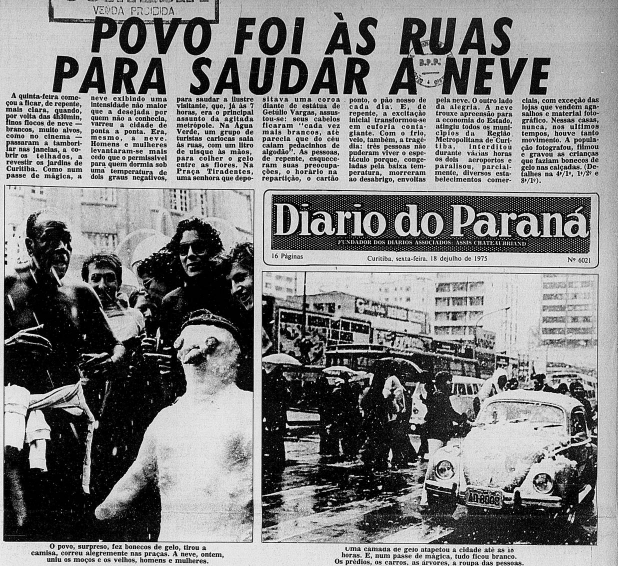 Neve em Curitiba