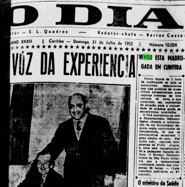 Neve em Curitiba
