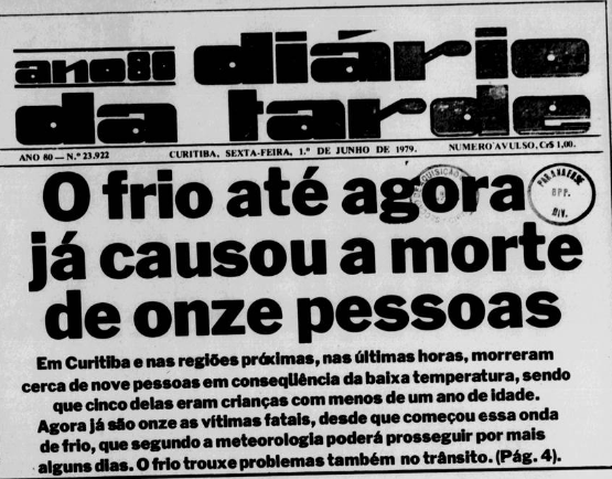 Neve em Curitiba