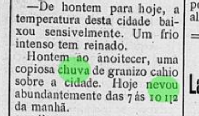 Neve em Curitiba