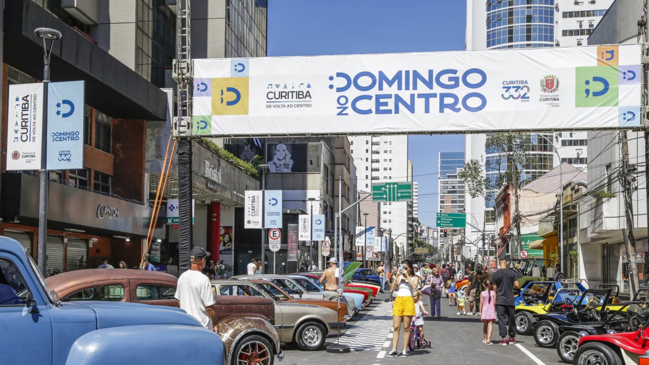 Veja a programação do Domingo no Centro em Curitiba