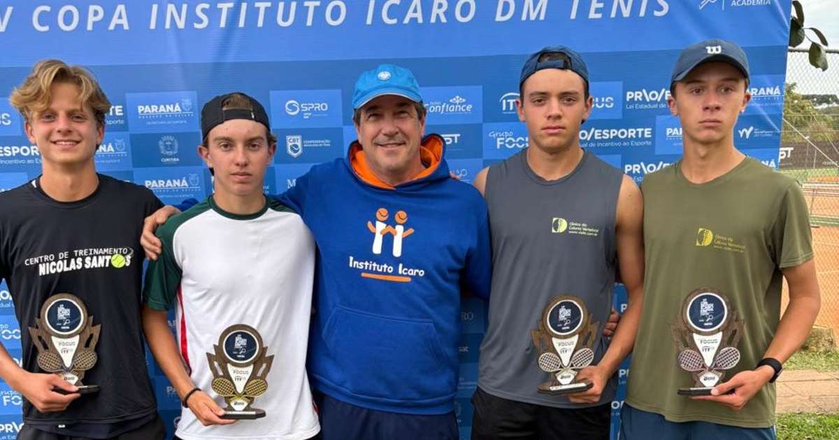 Campeões de simples serão definidos neste domingo na 5ª Copa Instituto Icaro em Curitiba (PR)