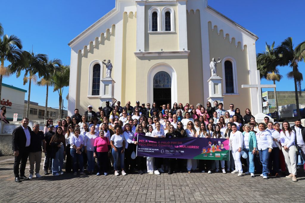 São José dos Pinhais realiza 3ª Caminhada do Meio-Dia em combate ao feminicídio