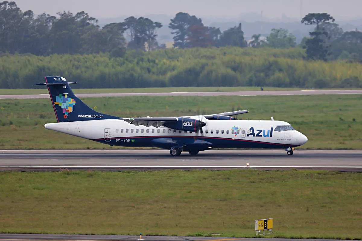 Azul acaba com voos entre Curitiba e Guarapuava