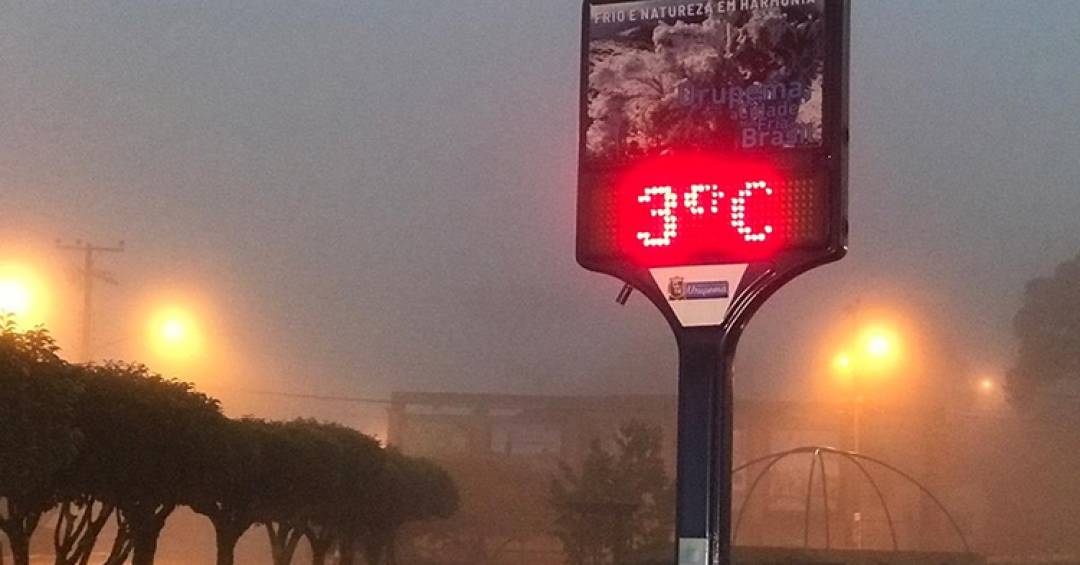 Mínima de 3ºC em Curitiba e mais: os estados mais afetados pelo frio nesta sexta, 18, segundo o Inmet