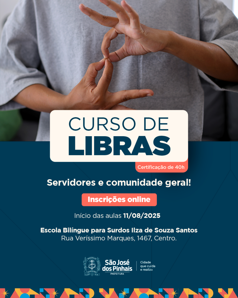 Curso de Libras em São José dos Pinhais