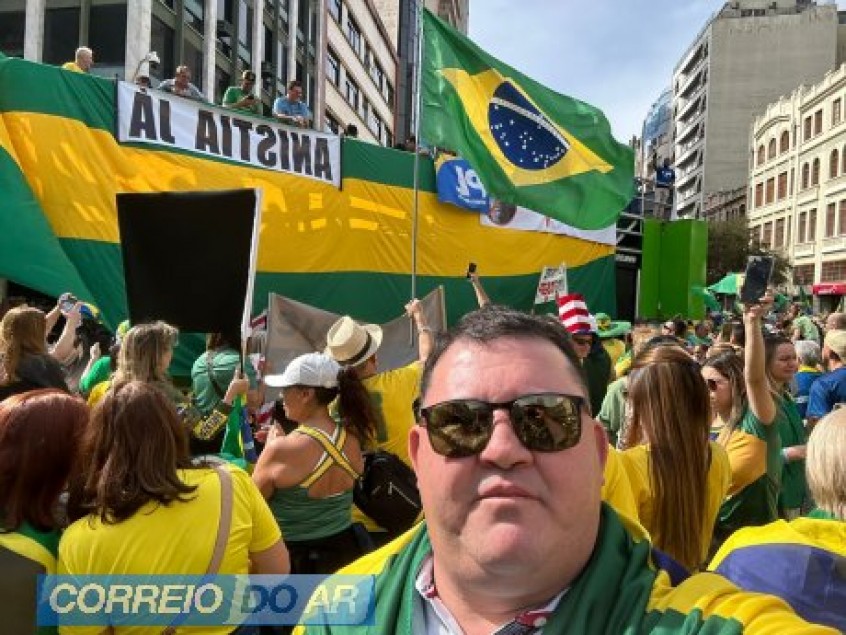 Secretário do Agronegócio de Palotina participa de manifestação em Curitiba