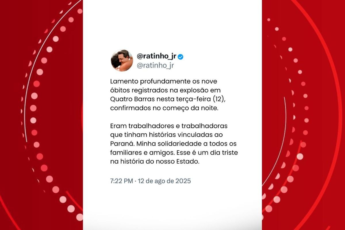 Delegada diz que vítimas não estavam manipulando explosivos e se reuniram para fazer oração pouco antes de explosão na Grande Curitiba