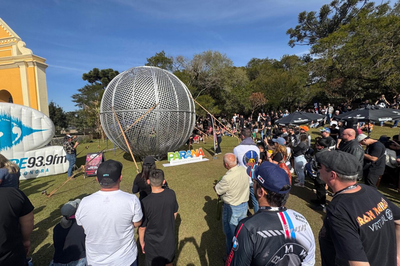 Motorcycle Fest em Curitiba; evento reuniu mais de 30 mil visitantes no Bosque São Cristóvão