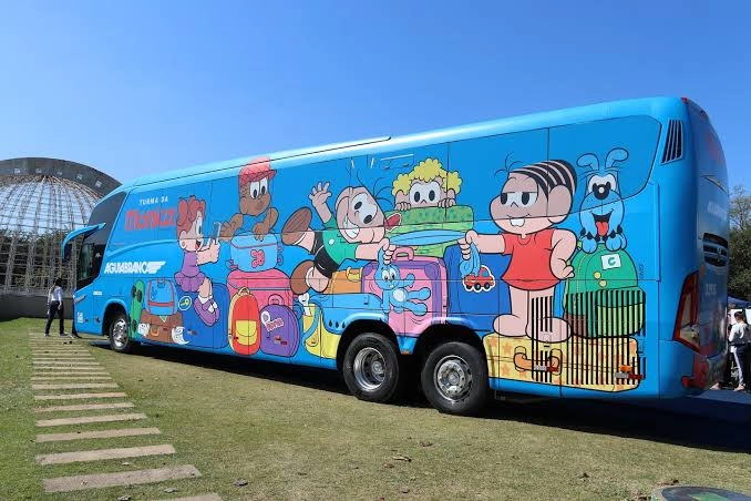 Ônibus e personagens da Turma da Mônica chegam a Curitiba