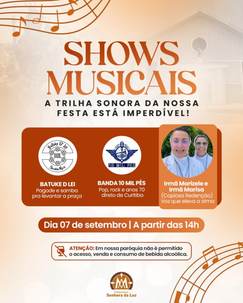 WhatsApp Image 2025 09 03 at 14.05.28 Freiras do beatbox fazem show em festa de padroeira na CIC