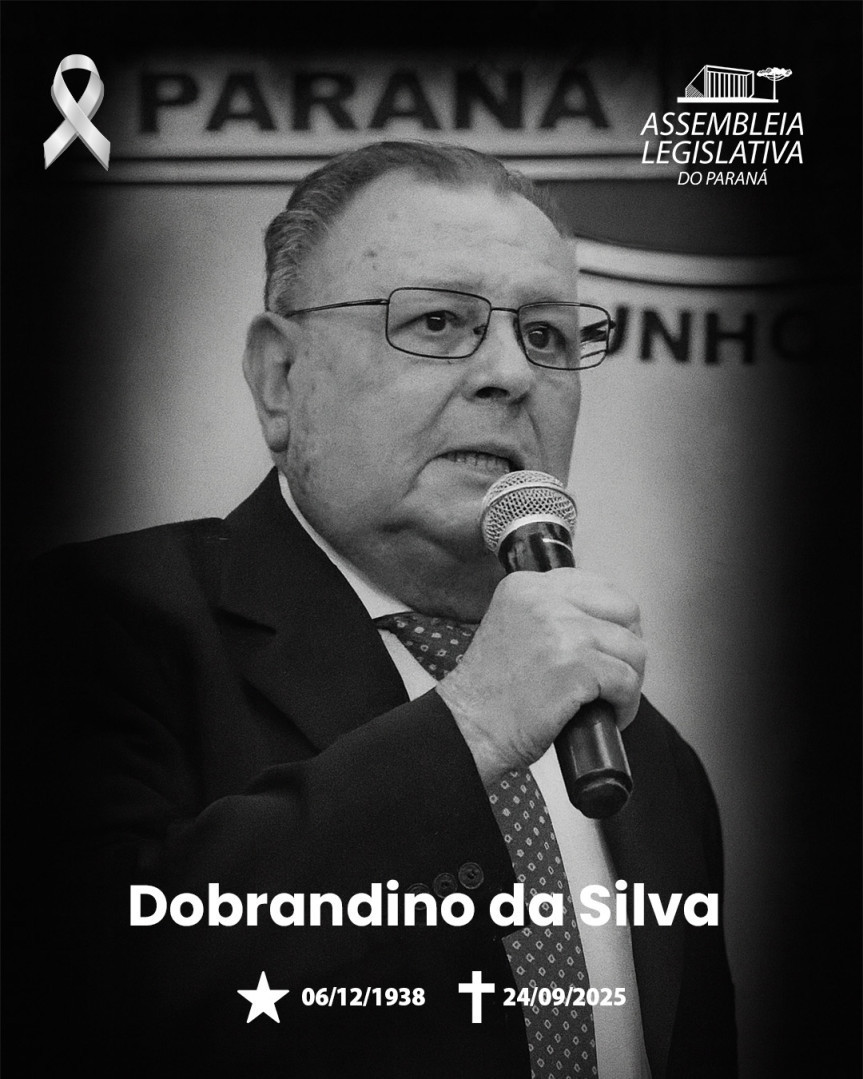 Assembleia Legislativa do Paraná | ALEP | Notícias > Assembleia Legislativa do Paraná lamenta o falecimento do ex-deputado Dobrandino Silva