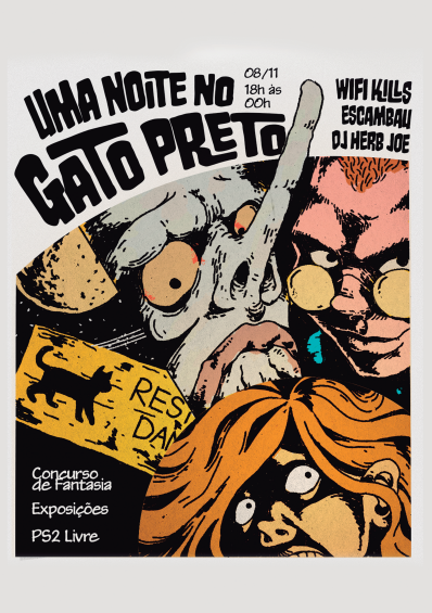 Uma Noite no Gato Preto III – O Último Halloween celebra a boemia e as lendas de Curitiba 1 image Uma Noite no Gato Preto III – O Último Halloween celebra a boemia e as lendas de Curitiba