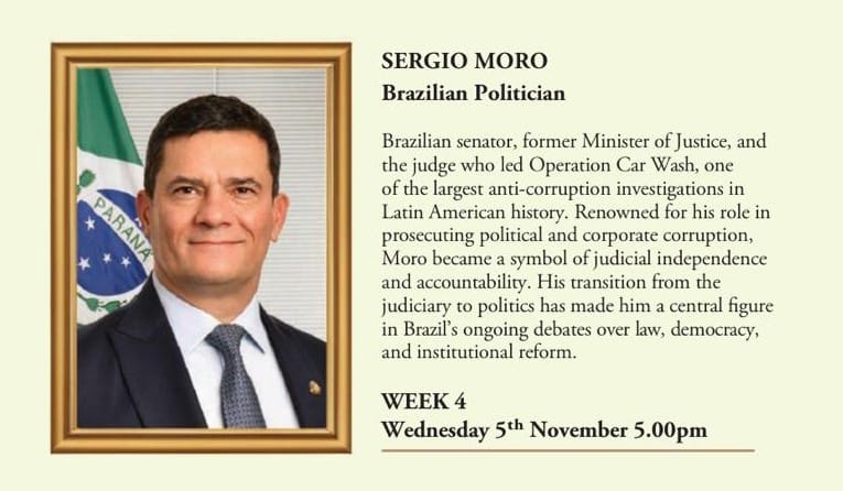Sergio Moro irá palestrar na Oxford Union, o “templo mundial da oratória” 1 WhatsApp Image 2025 11 04 at 14.45.20 Sergio Moro irá palestrar na Oxford Union, o “templo mundial da oratória”