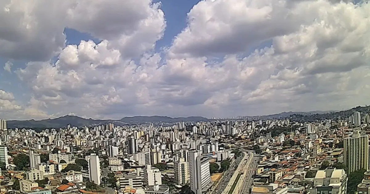 Previsão indica semana de calor e chuvas em Belo Horizonte
