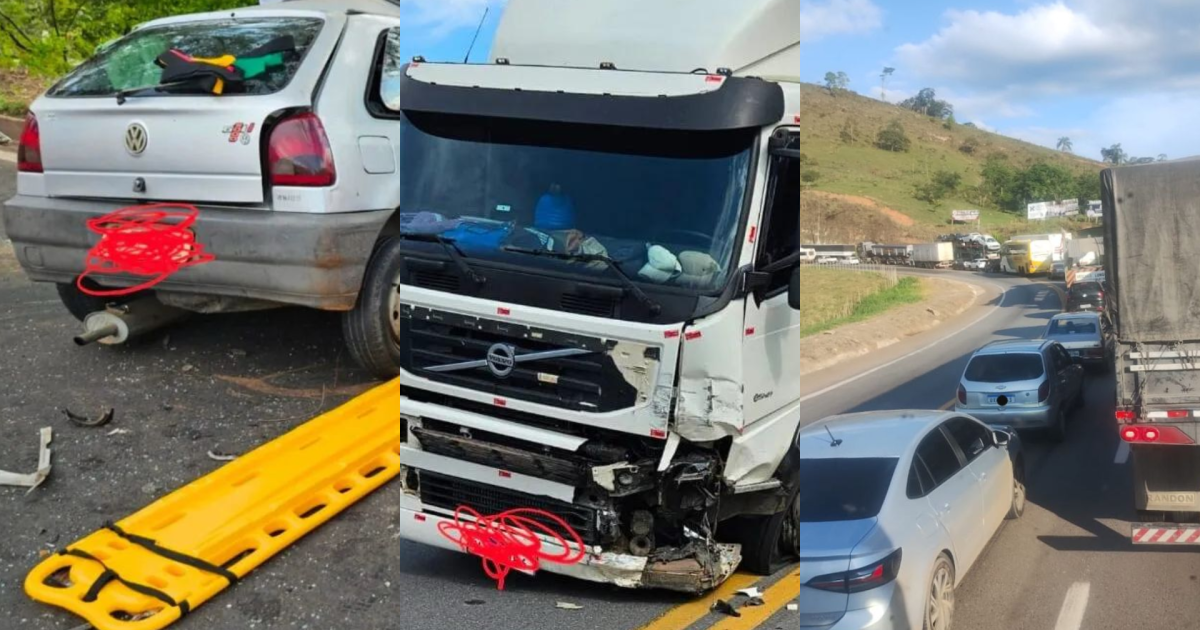 Quatro pessoas morrem após acidente em rodovia de Minas Gerais