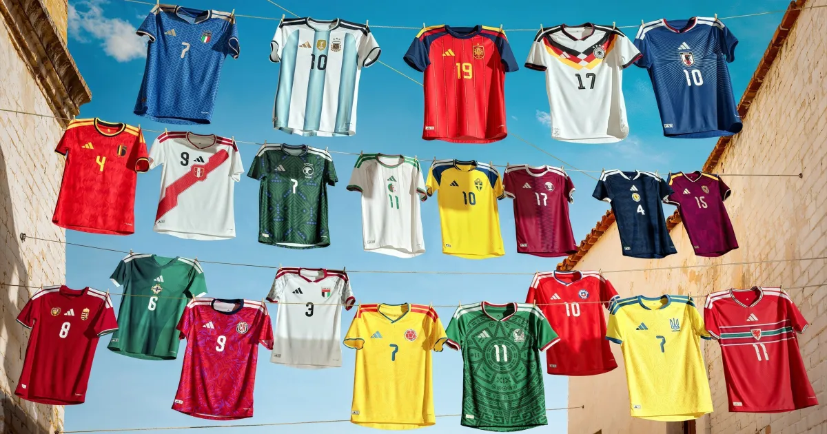 Adidas lança uniformes de seleções da Copa do Mundo de 2026