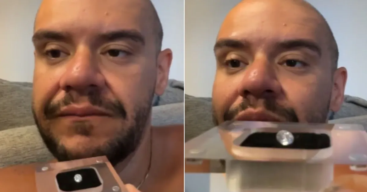 Gominho mostra diamante feito com cinzas de Preta Gil