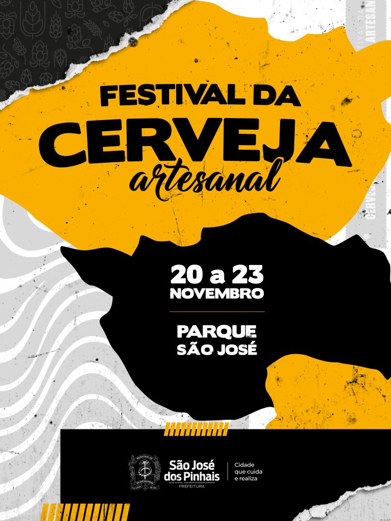 8º Festival de Cerveja Artesanal de São José dos Pinhais será de 20 a 23 de novembro
