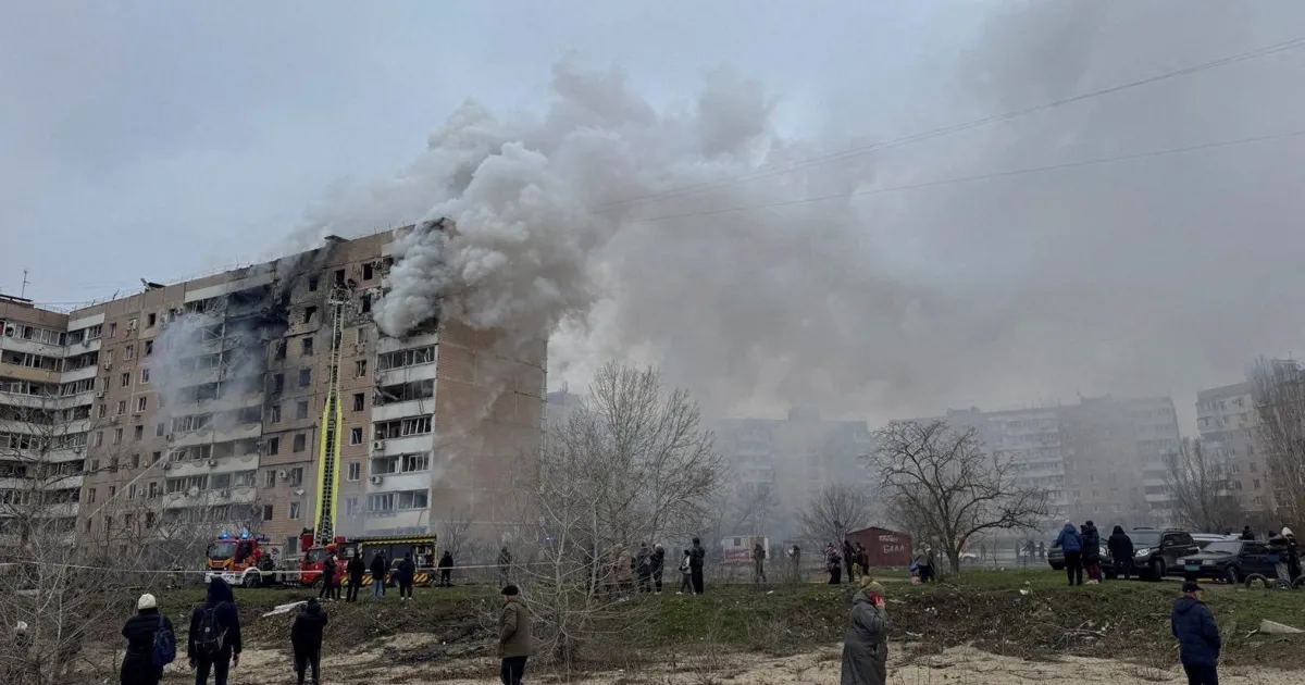 Ataque russo em Zaporizhzhia, na Ucrânia, deixa 26 feridos, diz governador