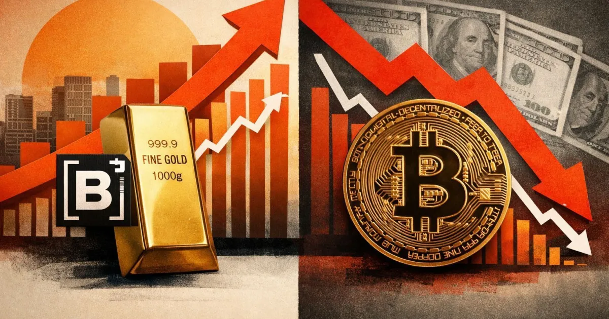 Ouro e Ibovespa lideram valorização em 2025; bitcoin fica na lanterna