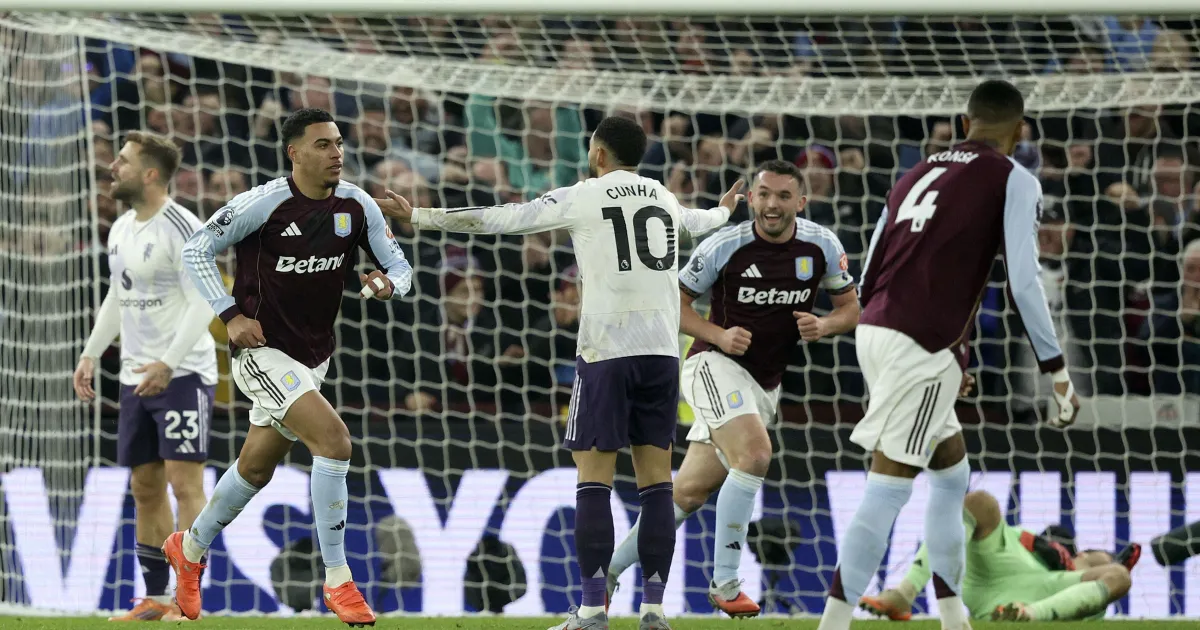 Joia inglesa ofusca Matheus Cunha, e Aston Villa bate o Manchester United