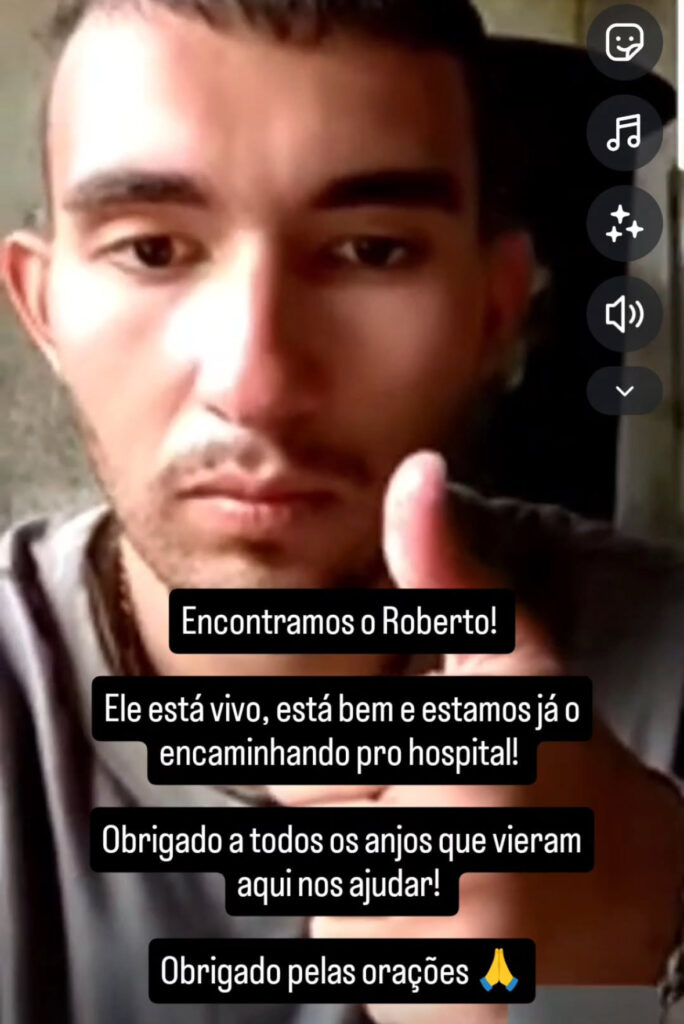 IMG 3206 Roberto Farias Thomaz é encontrado com vida após cinco dias desaparecido no Pico Paraná