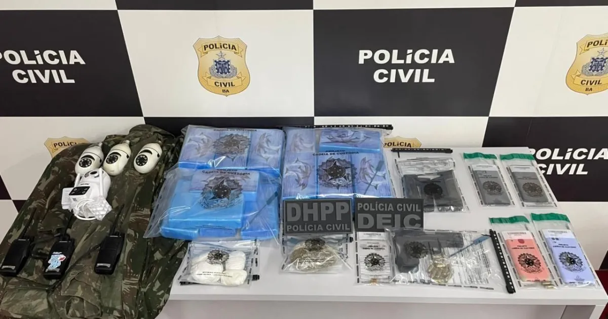 Bunker de facção é desativado durante operação policial na Bahia