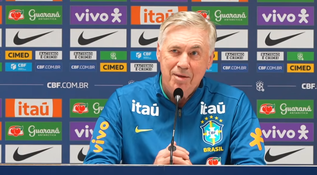 Ancelotti sobre possível encontro com Itália: "Doloroso, não; emoção forte"