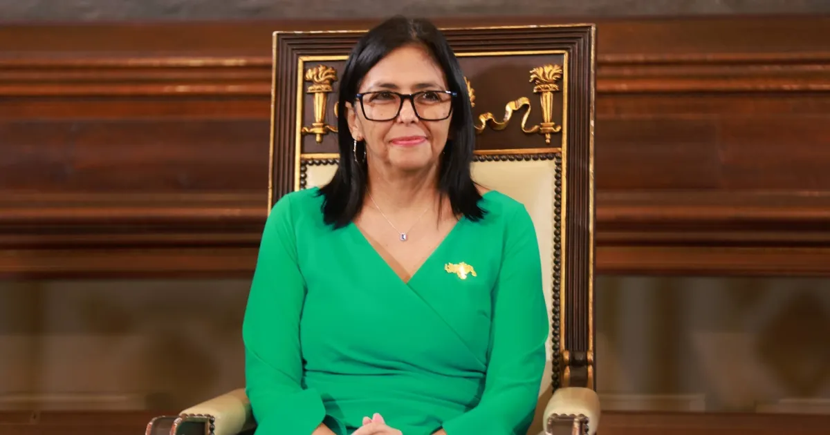 Delcy Rodríguez agradece a Lula por "apoio e solidariedade" à Venezuela