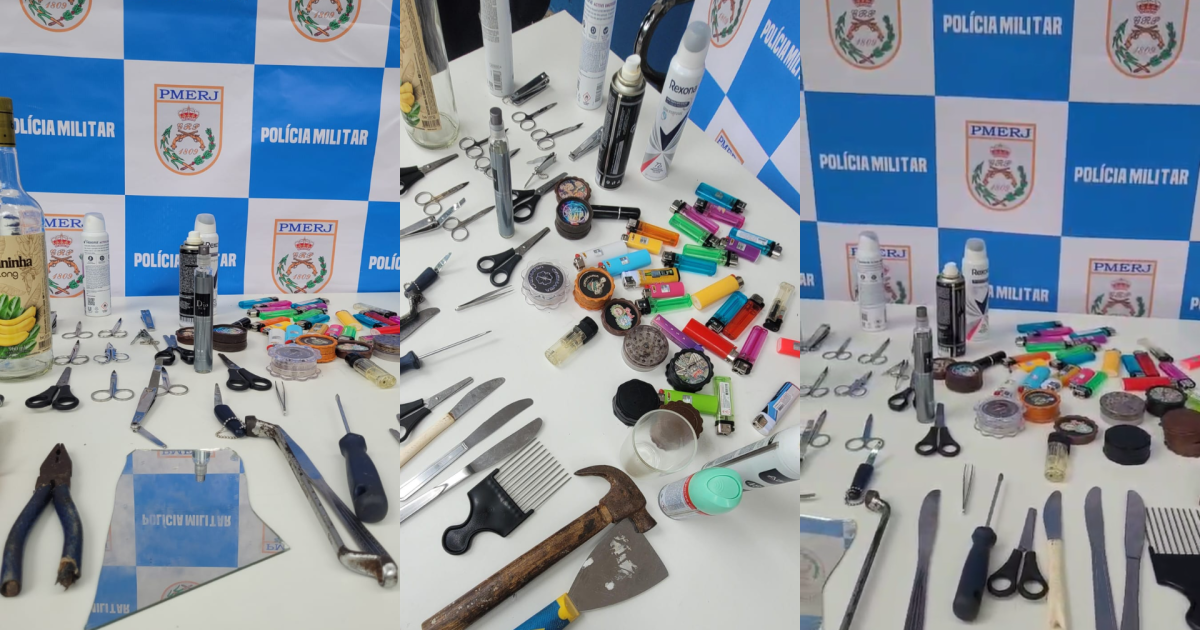 Carnaval no Rio: PM apreende 82 objetos perfurocortantes em dois dias