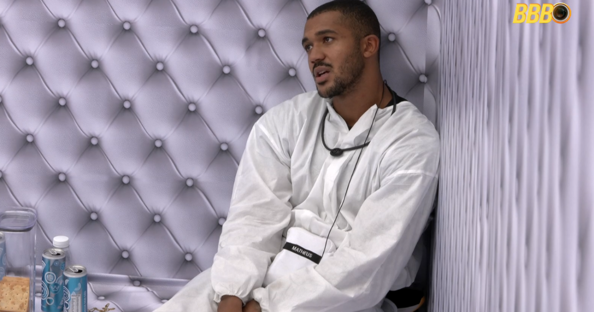 Matheus comenta sons do Quarto Branco do BBB 26: "Medo era dormir e morrer"