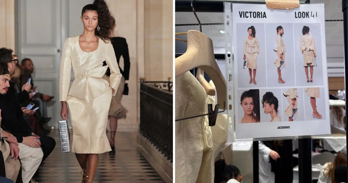 Enteada de Isabella Santoni brilha em desfile da Jacquemus, em Paris