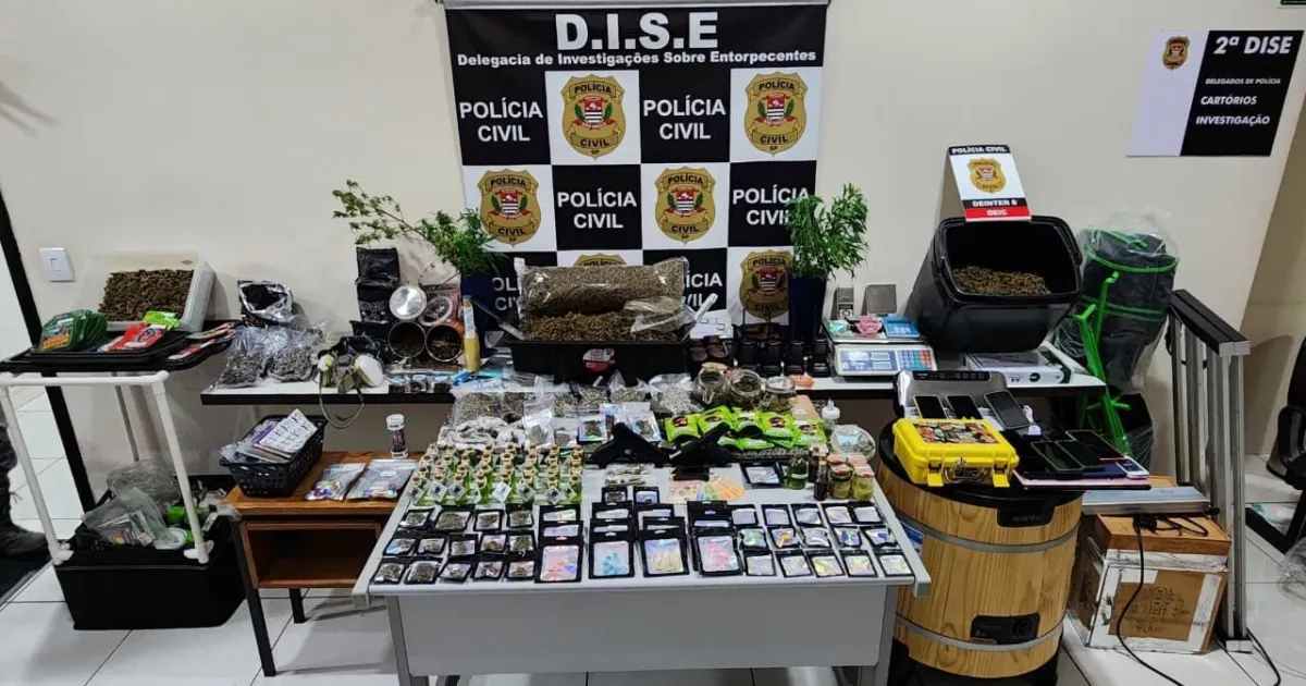 500 kg de drogas são encontrados em laboratório de 'maconha gourmet' em SP