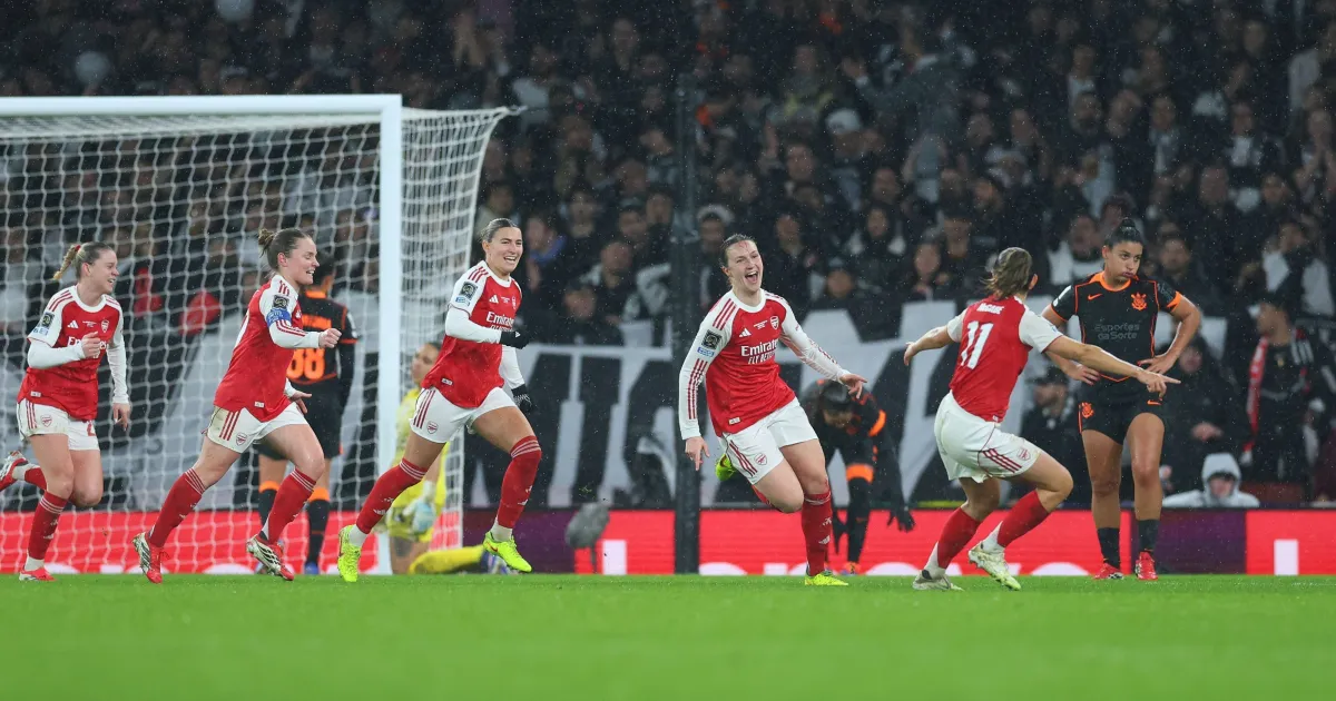Copa das Campeãs: Corinthians perde para o Arsenal na final do mundial