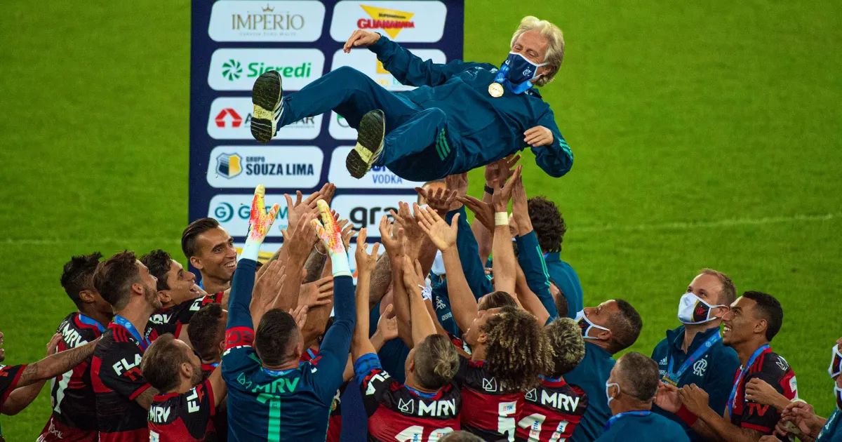 Jorge Jesus: "Sem a pandemia, eu ainda estaria no Flamengo"