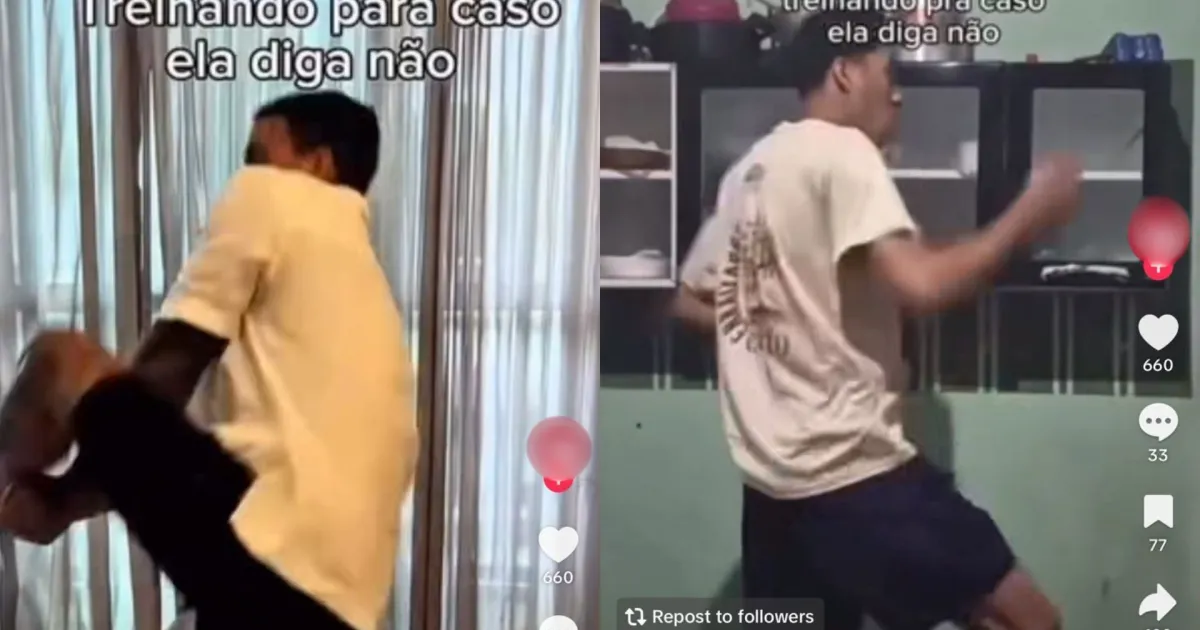 "Caso ela diga não": TikTok diz que excluiu vídeos que incitam violência