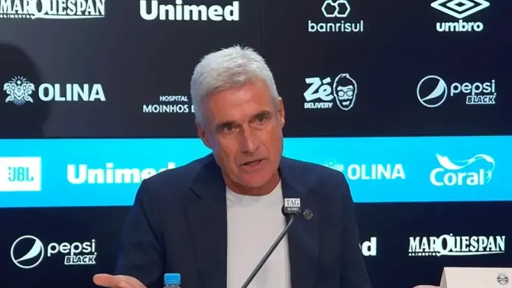 Luís Castro destaca principal preocupação do Grêmio contra Chapecoense
