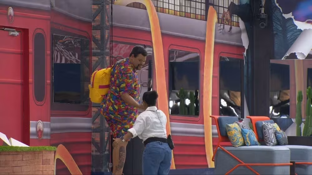 BBB 26: após eliminação de Babu, Milena se despede com um aperto de mão