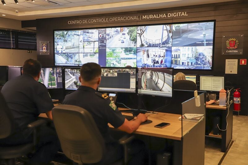 Curitiba quer ter mais de 8 mil 'olhos digitais' vigiando a cidade 24 horas