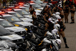 Novas viaturas motocicletas e embarcações segurança pública litoral do Paraná Paranaguá