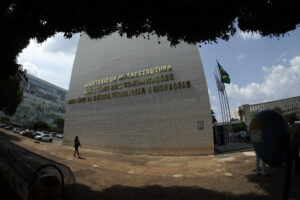 Esplanada dos Ministérios em Brasília, sede do Ministério da Saúde